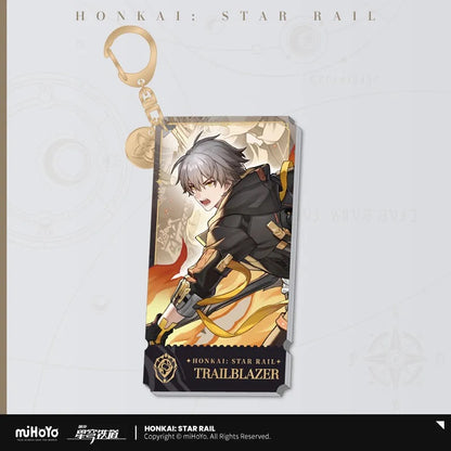 Honkai: Star Rail The Preservation Character Warp Artwork Acrylic Keychain