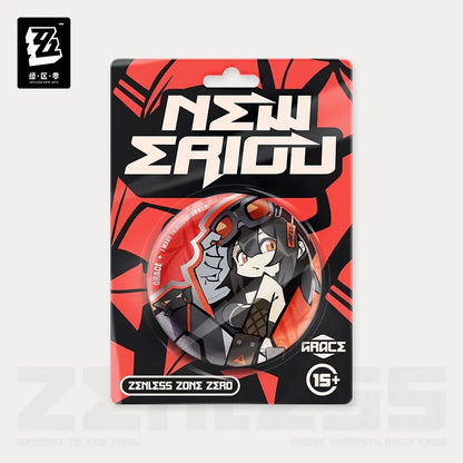 New Eridu Series Belobog Heavy Industries Chibi Tinplate Badge