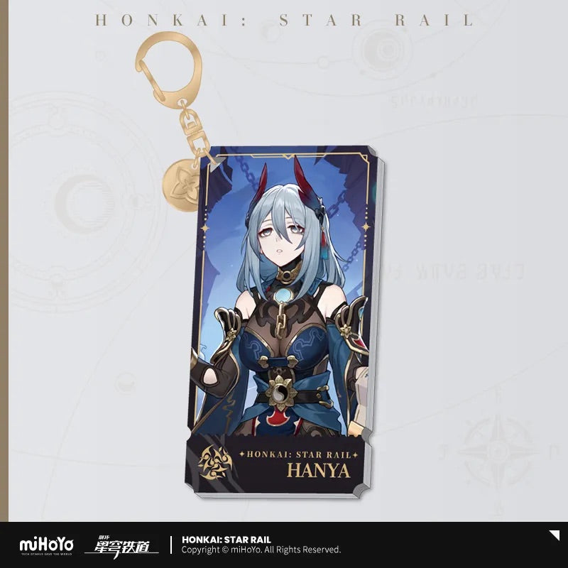 Honkai: Star Rail The Harmony Character Warp Artwork Acrylic Keychain