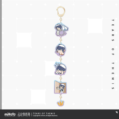 Tears of Themis Yue Ding Zhi Ri Series Chibi Acrylic Keychain