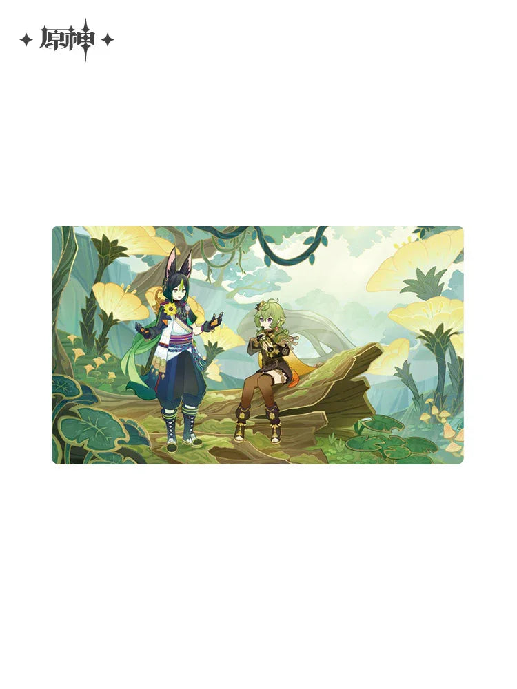 Floating World Under the Moonlight Series Raster Postcard Set Genshin Impact Set ACG Go Anime www.acg-go.com Art Decor, Postcard