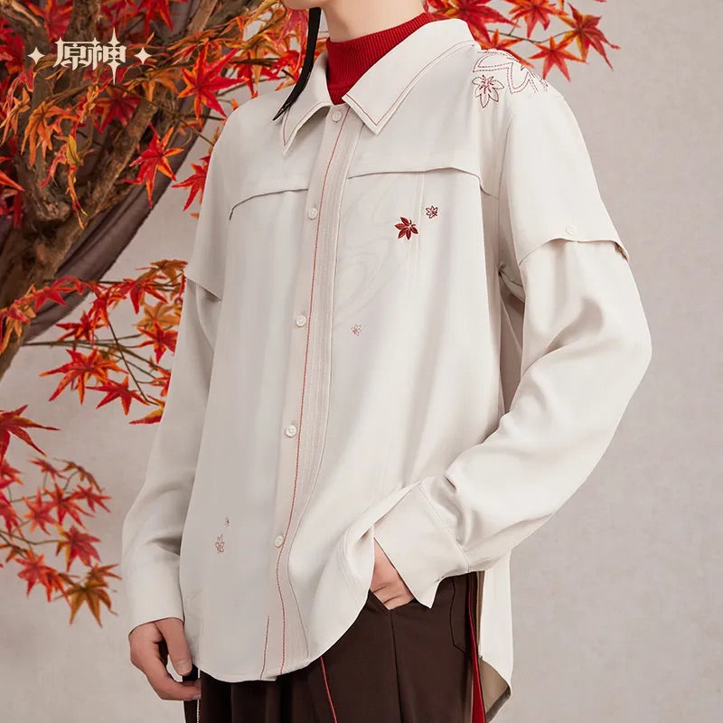 Genshin Impact Kaedehara Kazuha Theme Impression Series Long-sleeved Shirt