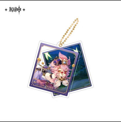 Genshin Impact Event Artwork Series Acrylic Pendant