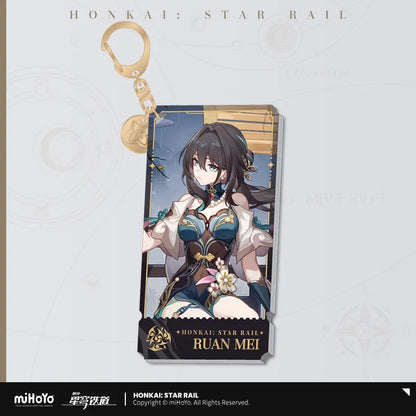 Honkai: Star Rail The Harmony Character Warp Artwork Acrylic Keychain