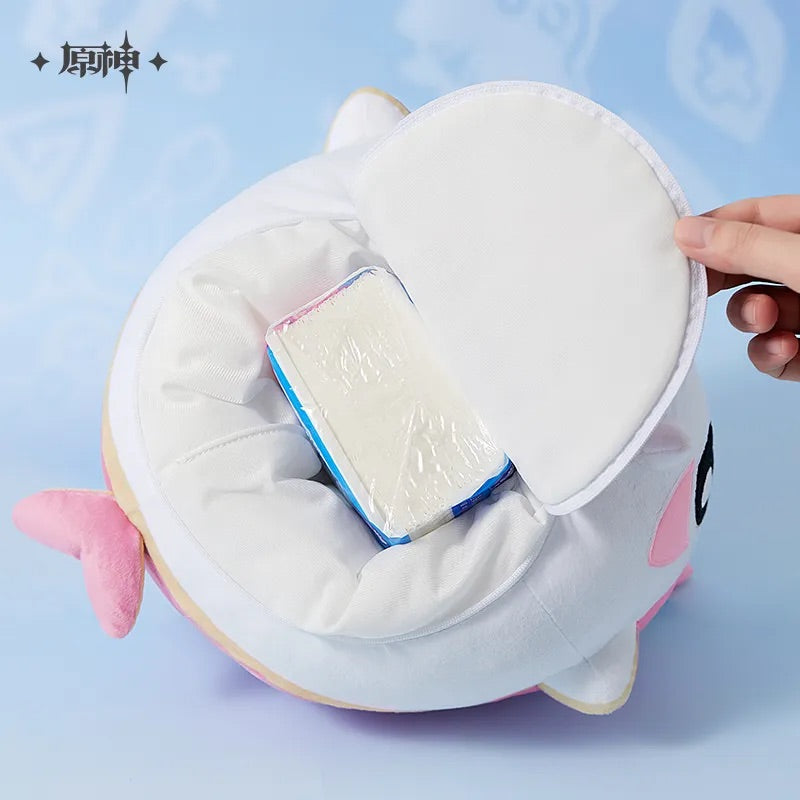 Genshin Impact Freshwater Floater Plush Tissue Storage Bag