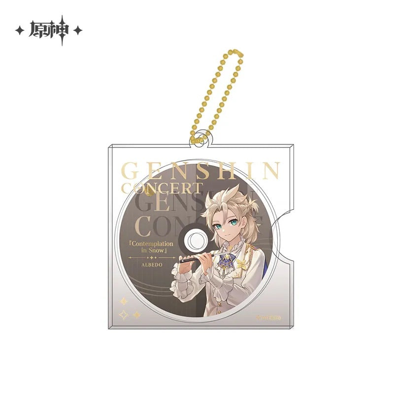 Genshin Impact Concert 2023 Series Character CD Style Keychain