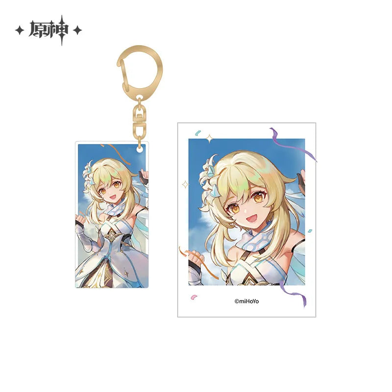 Genshin Impact FES 2023 Series Polaroid & Acrylic Keychain Set