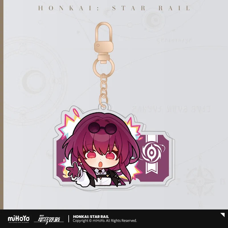 Honkai: Star Rail Pom-Pom Exhibition Series Vol.1 Acrylic Keychain