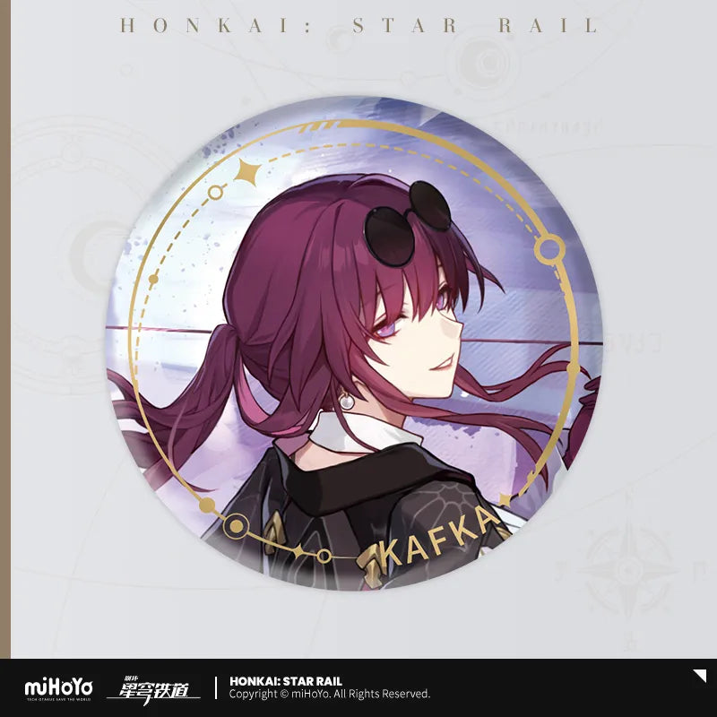 Honkai: Star Rail The Nihility Character Warp Artwork Tinplate Badge