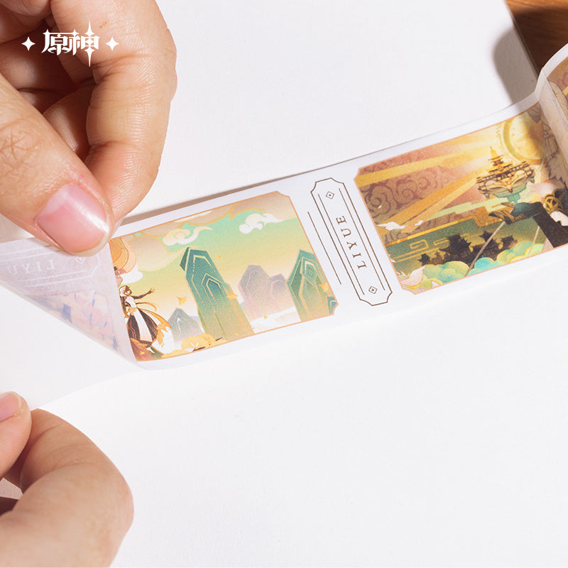 Genshin Impact Earthly Glimpses Series Washi Tape