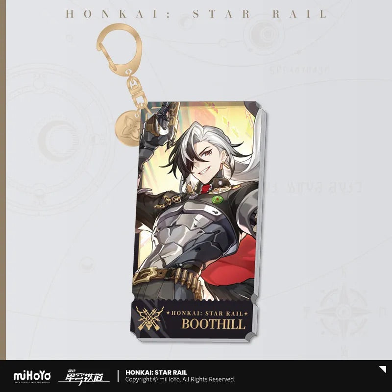 The Hunt Character Warp Artwork Acrylic Keychain