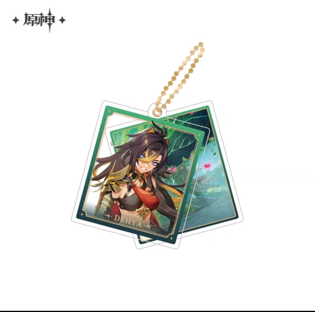 Genshin Impact Event Artwork Series Acrylic Pendant