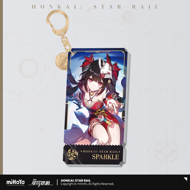 Honkai: Star Rail The Harmony Character Warp Artwork Acrylic Keychain