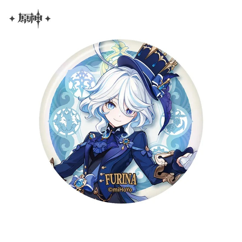 Genshin Impact Court of Fontaine Theme Series Character Badge