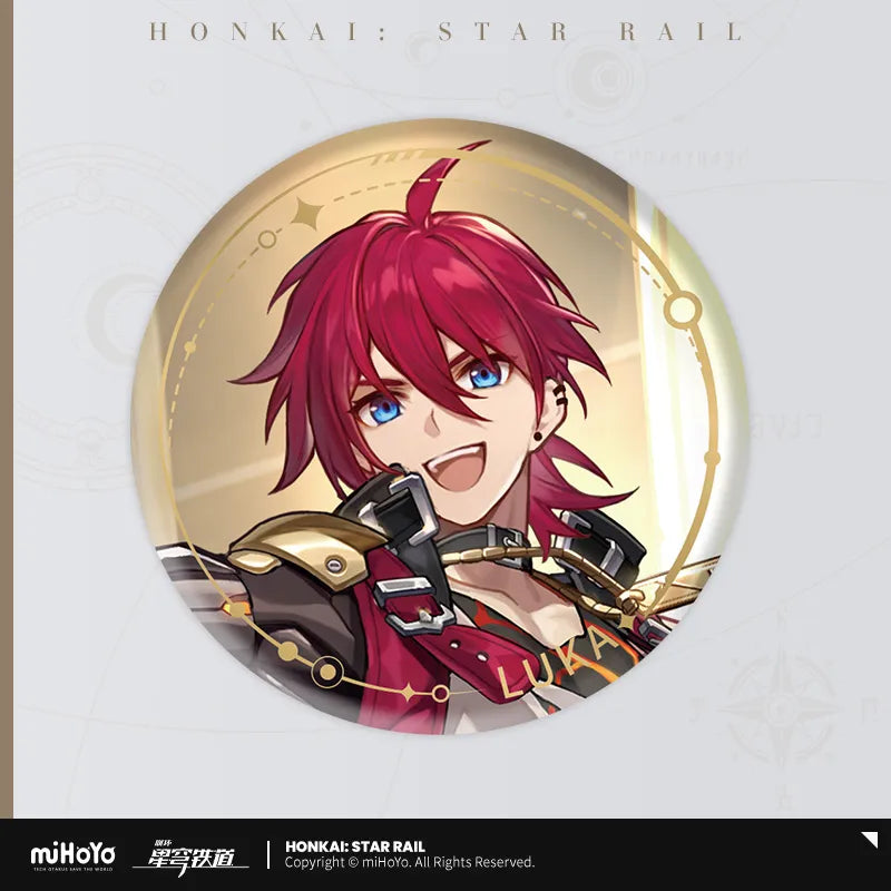 Honkai: Star Rail The Nihility Character Warp Artwork Tinplate Badge