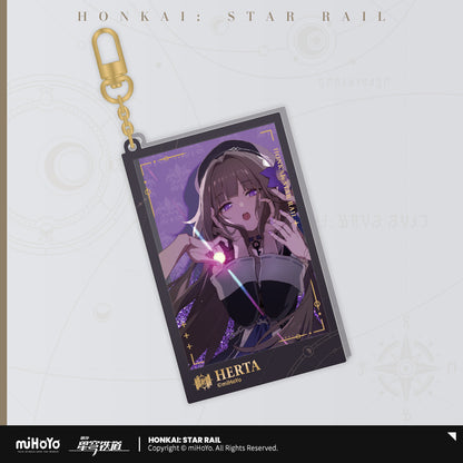 Honkai: Star Rail Departure Countdown Series Glitter Quicksand Acrylic Pendant