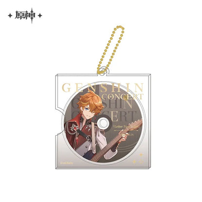 Genshin Impact Concert 2023 Series Character CD Style Keychain