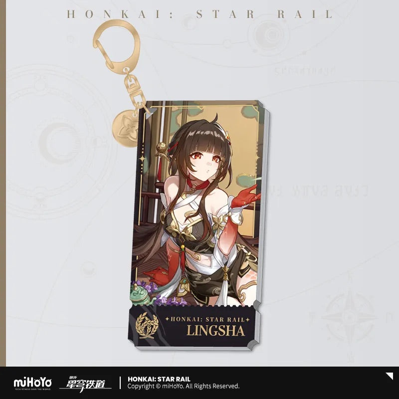 The Abundance Character Warp Artwork Acrylic Keychain