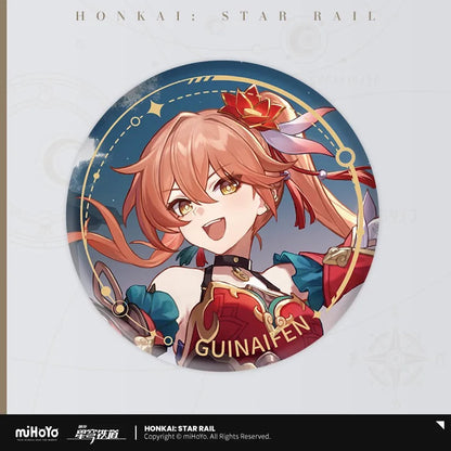 Honkai: Star Rail The Nihility Character Warp Artwork Tinplate Badge