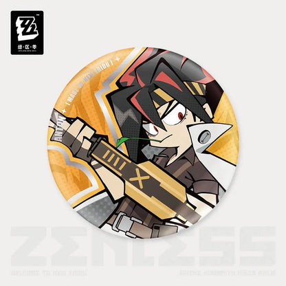 New Eridu Series Belobog Heavy Industries Chibi Tinplate Badge