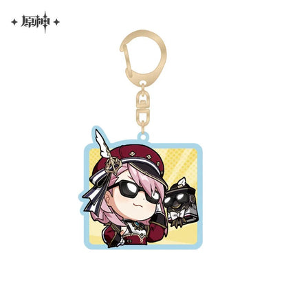 Genshin Impact Chibi Character Series Acrylic Keychain Court of Fontaine