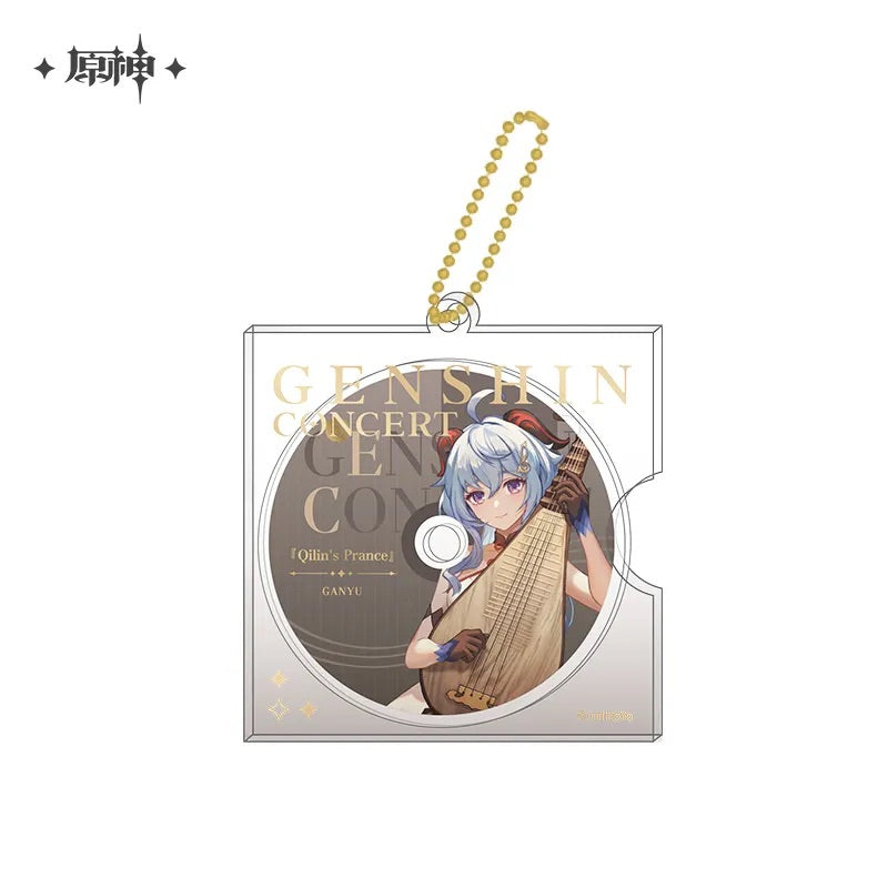 Genshin Impact Concert 2023 Series Character CD Style Keychain