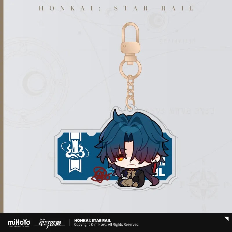 Honkai: Star Rail Pom-Pom Exhibition Series Vol.1 Acrylic Keychain