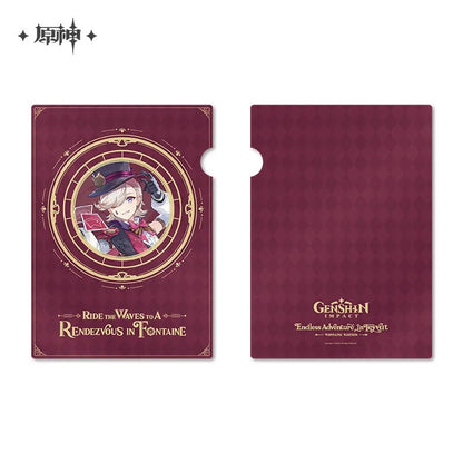 Genshin Impact 2023 Game Art Exhibition Series Badge/ Standee/ Folder