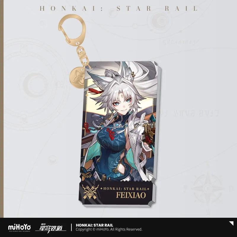 The Hunt Character Warp Artwork Acrylic Keychain