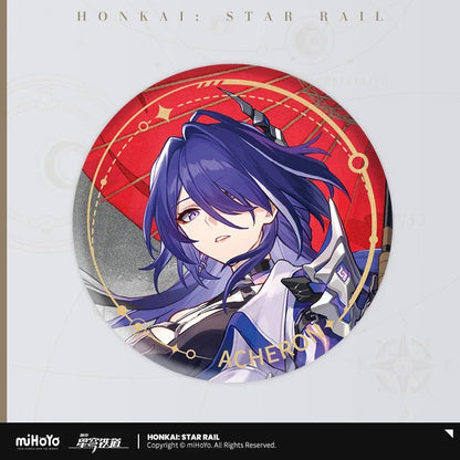 Honkai: Star Rail The Nihility Character Warp Artwork Tinplate Badge