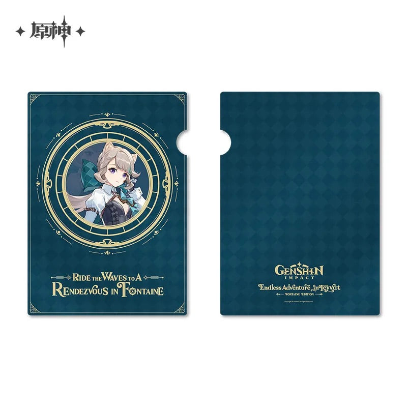 Genshin Impact 2023 Game Art Exhibition Series Badge/ Standee/ Folder