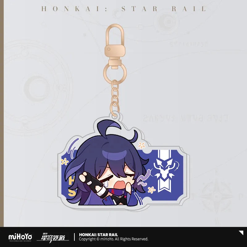 Honkai: Star Rail Pom-Pom Exhibition Series Vol.1 Acrylic Keychain