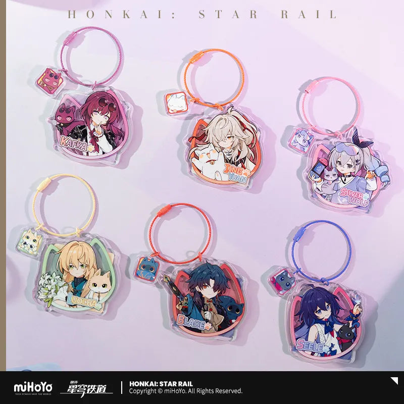 Little Cat Series Acrylic Keychain