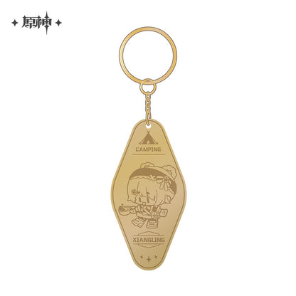 Go Camping Series Metal Pendant