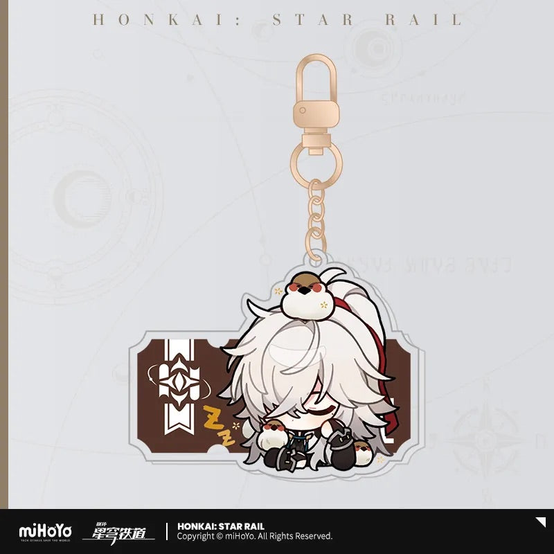 Honkai: Star Rail Pom-Pom Exhibition Series Vol.1 Acrylic Keychain