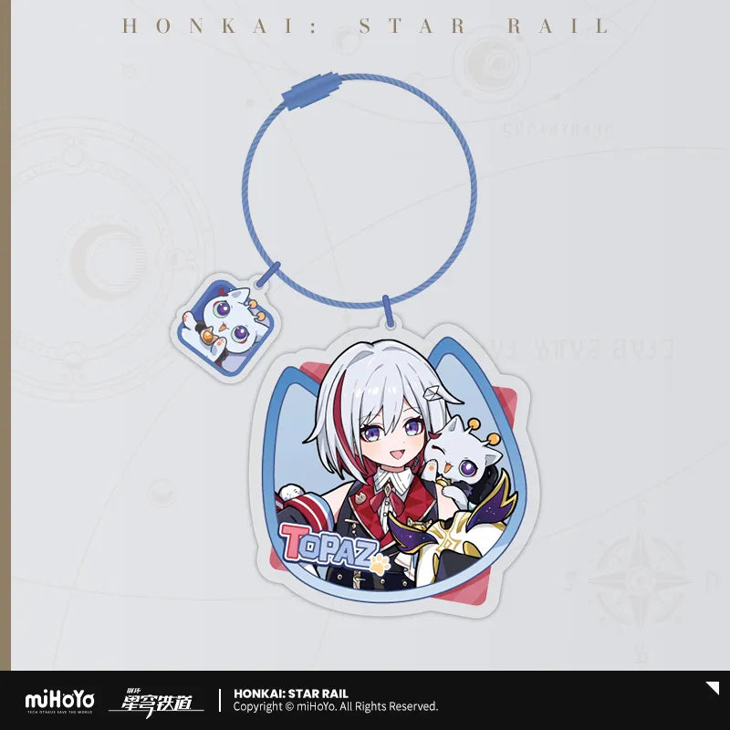 Little Cat Series Acrylic Keychain