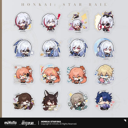 Honkai: Star Rail Pom-Pom Exhibition Series Chibi Sticker Box