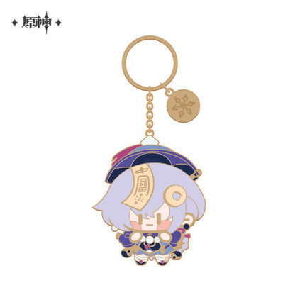 Genshin Impact Chibi Character Metal Pendant