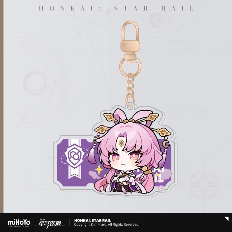 Honkai: Star Rail Pom-Pom Exhibition Series Vol.1 Acrylic Keychain