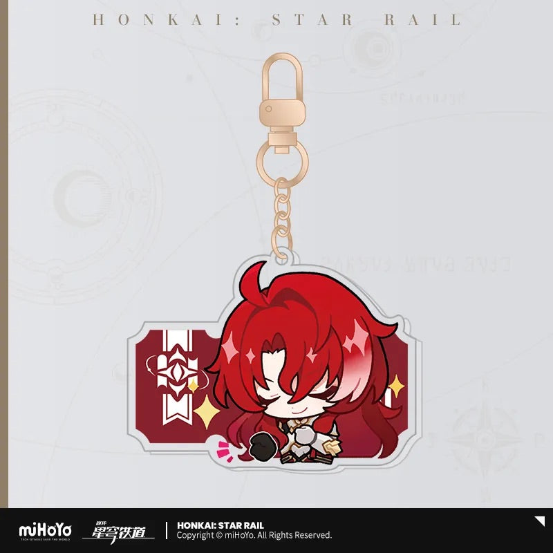 Honkai: Star Rail Pom-Pom Exhibition Series Vol.1 Acrylic Keychain