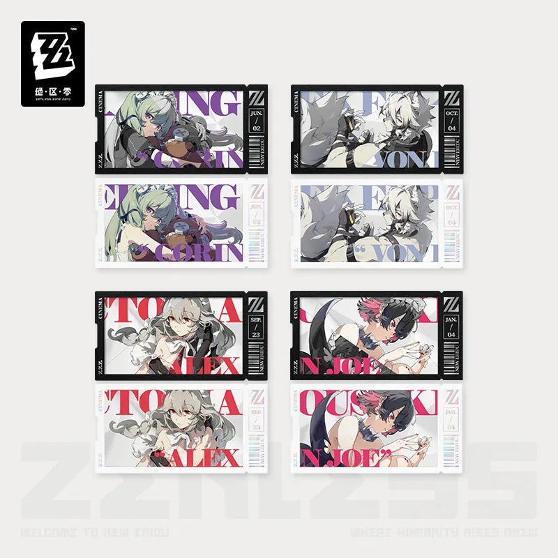 Zenless Zone Zero Mindscape Cinema Series Framed Collection Cardboard Set Victoria Housekeeping Co.