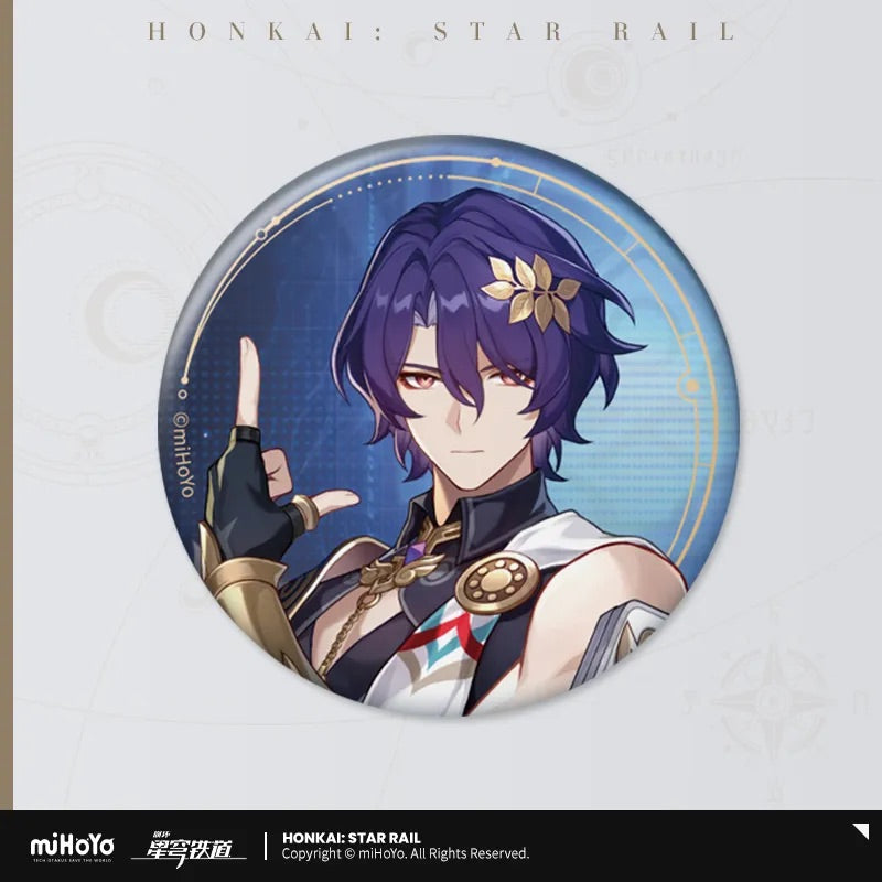 Honkai: Star Rail Invitation From The Stellar Series Tinplate Badge