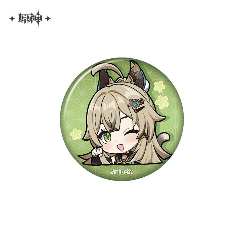 Genshin Impact Chibi Character Series Badge Vol.2