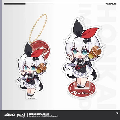 Honkai Impact 3rd Delicious Onboard Series Chibi Acrylic Pendant & Stand Theresa ACG Go Anime www.acg-go.com Honkai Impact 3rd, Pendant & Keychain, Stand, Theresa, Vita