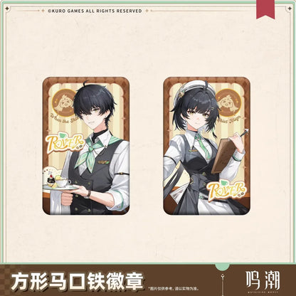 Wuthering Waves When the Skies Align Theme Rover Square Badge Male Rover ACG Go Anime www.acg-go.com Badge, Female Rover, Male Rover, Wuthering Waves