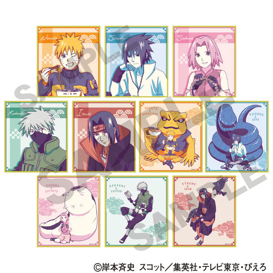 Naruto Shippuden Take A Break Series Mini Shikishi Mystery Box