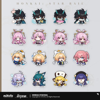 Honkai: Star Rail Pom-Pom Exhibition Series Chibi Sticker Box