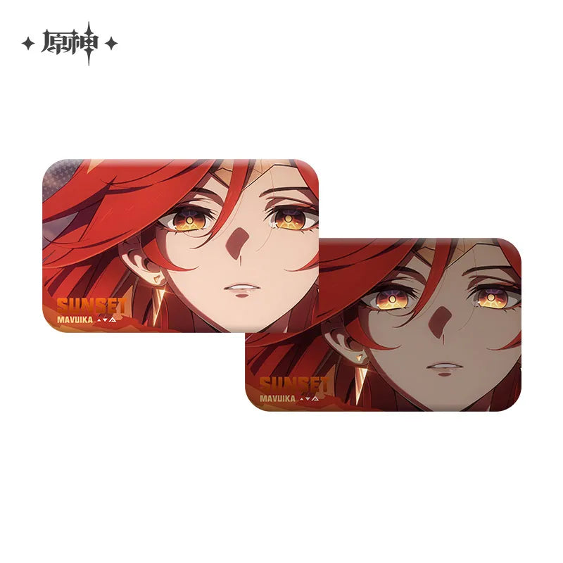 Sunset Series Mavuika Badge Keychain & Film Set