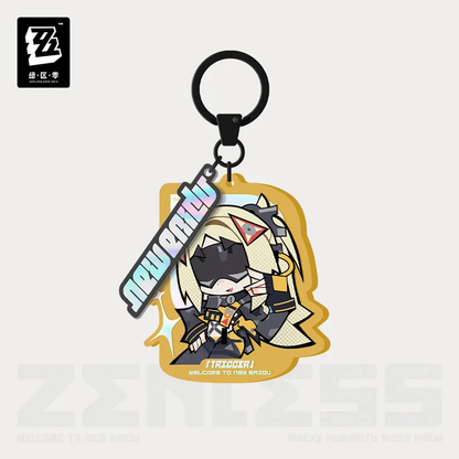 New Eridu Series Obol Squad Chibi Acrylic Keychain