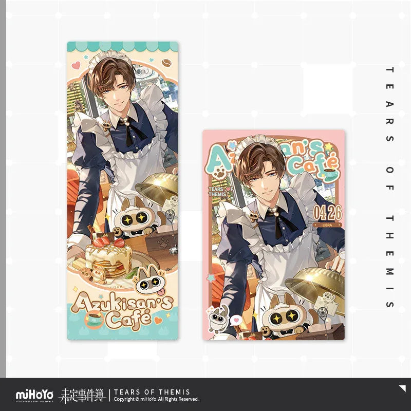 Tears of Themis Love at Azukisan's Café Series Commemorative Card & Commemorative Ticket Set Artem Wing ACG Go Anime www.acg-go.com Art Decor, Artem Wing, Luke Pearce, Marius von Hagen, Tears of Themis, Vyn Richter